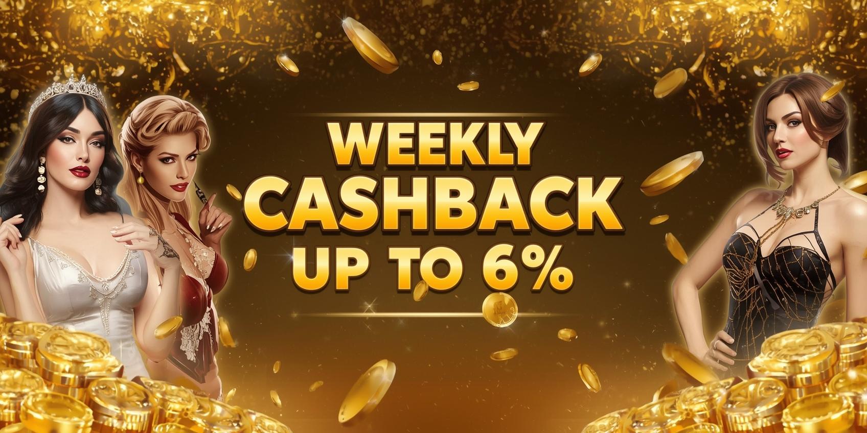CASHBACK MINGGUAN UP TO 6%